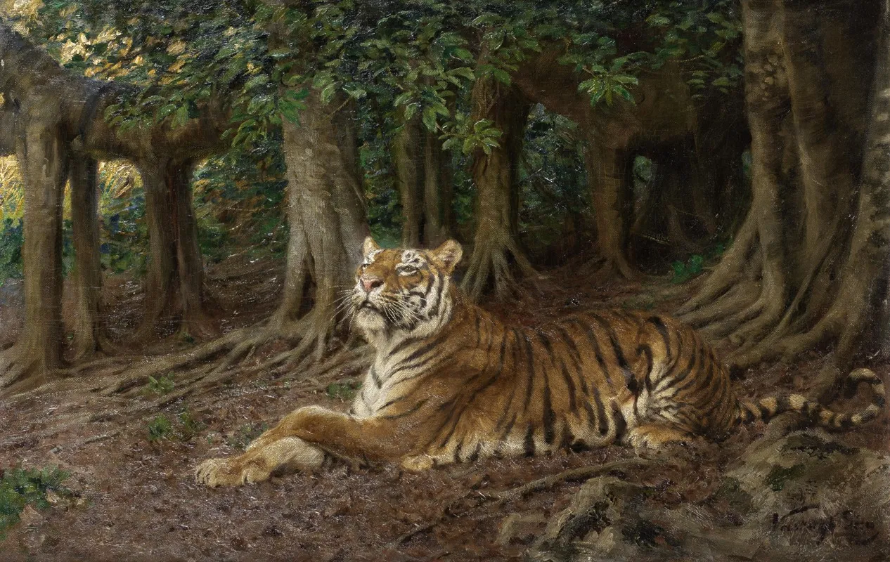 Reclining Tiger