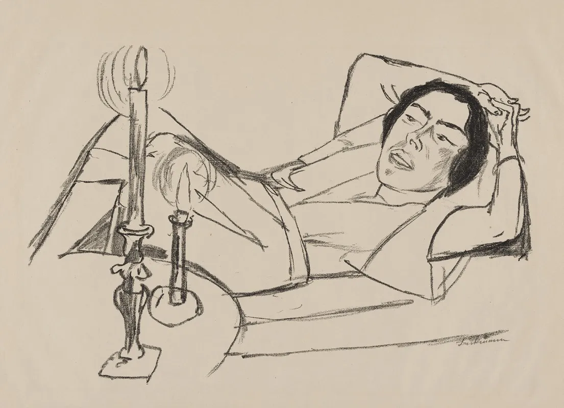 Reclining Woman Portrait Of Johanna Loeb 3