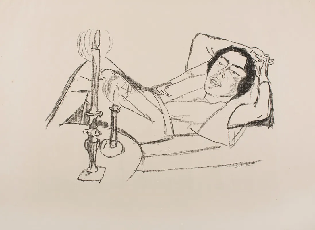 Reclining Woman Portrait Of Johanna Loeb 4