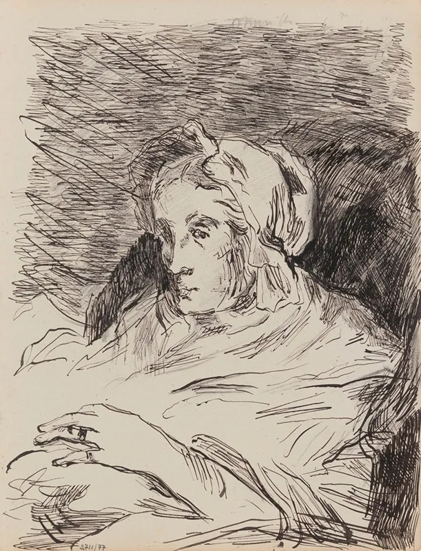 Recovering by James Ensor - Canvas Print