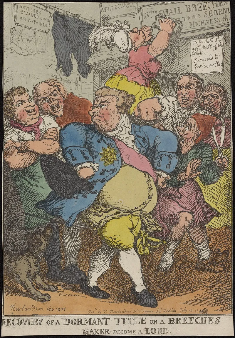 Recovery Of A Dormant Title Or A Breeches Maker Become A Lord