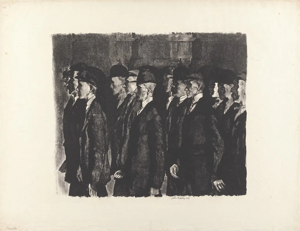 Recruits by John Copley - Canvas Print