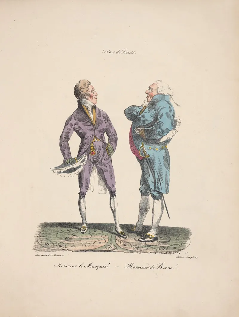 Recueil Des Scenes Familieres Et De Societe De Paris Pl 01