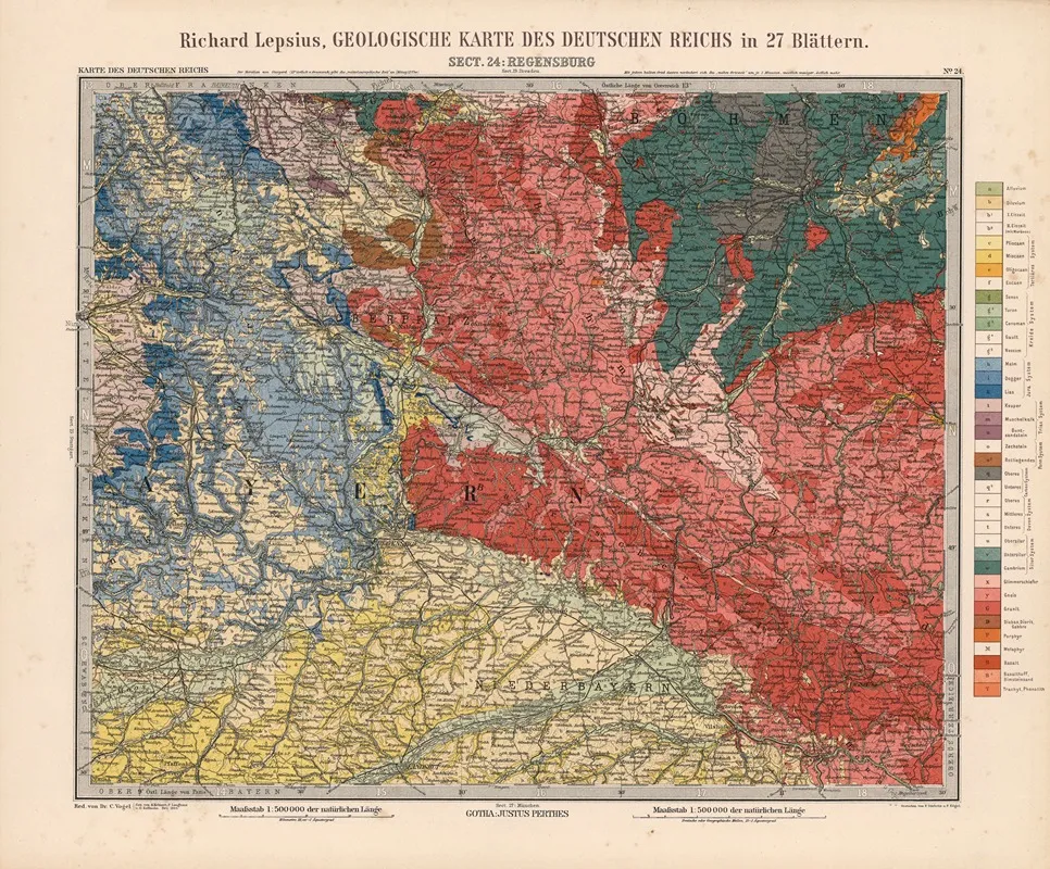 Regensburg 2 by F. Stiebritz - Canvas Print