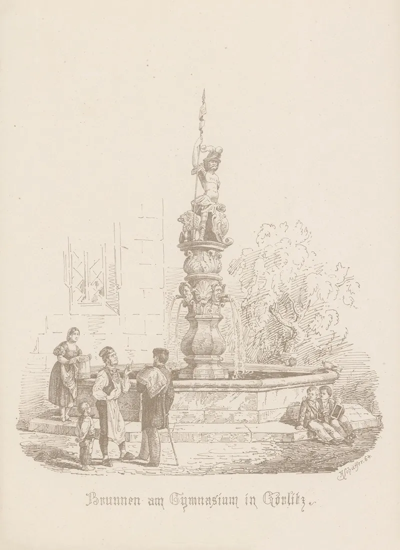 Reise Album 1863 Pl 03 by Burchard Gebrüder - Canvas Print