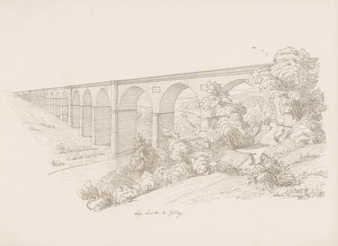 Reise Album 1863 Pl 05 by Burchard Gebrüder - Canvas Print