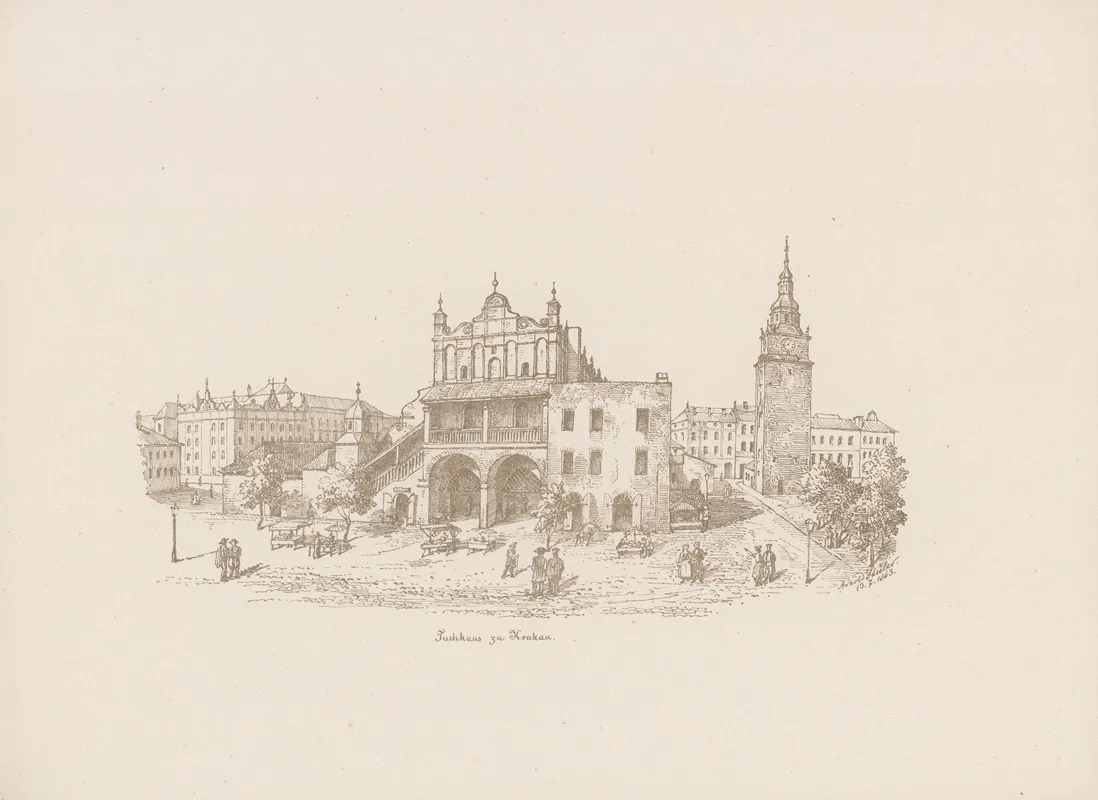 Reise Album 1863 Pl 23 by Burchard Gebrüder - Canvas Print