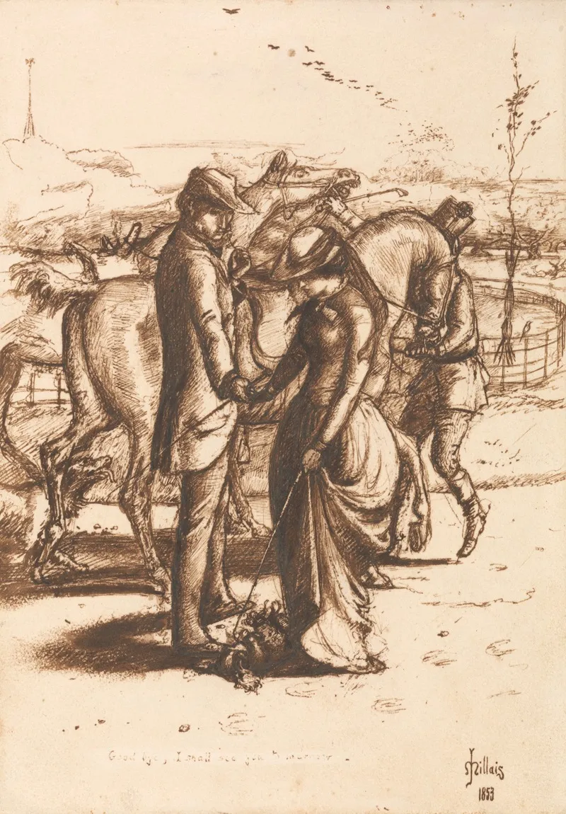 Rejected 2 by Sir John Everett Millais - Canvas Print