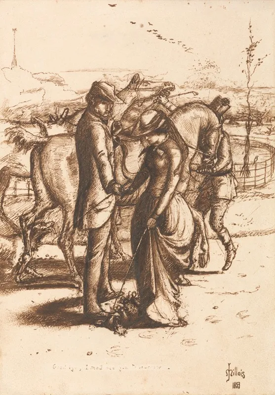 Rejected by Sir John Everett Millais - Canvas Print