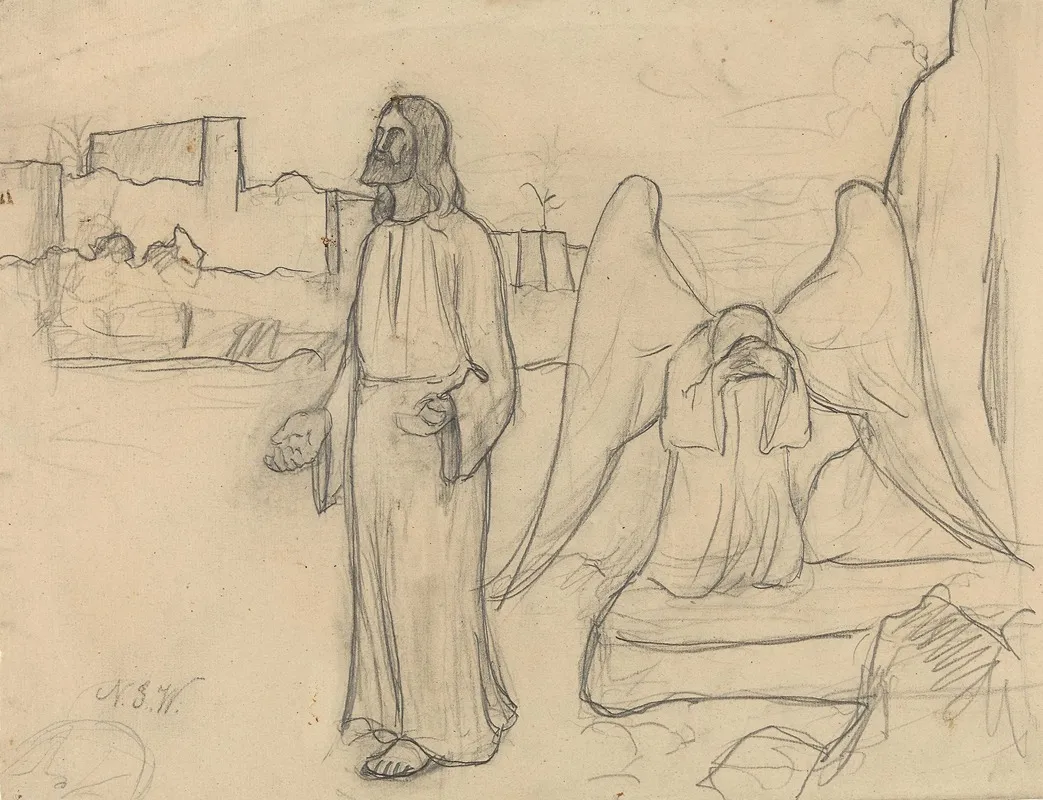 Religious Scene 3 by Gustav Wentzel - Canvas Print