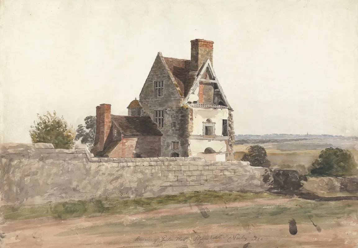 Remains Of Purton Hall Staffordshire
