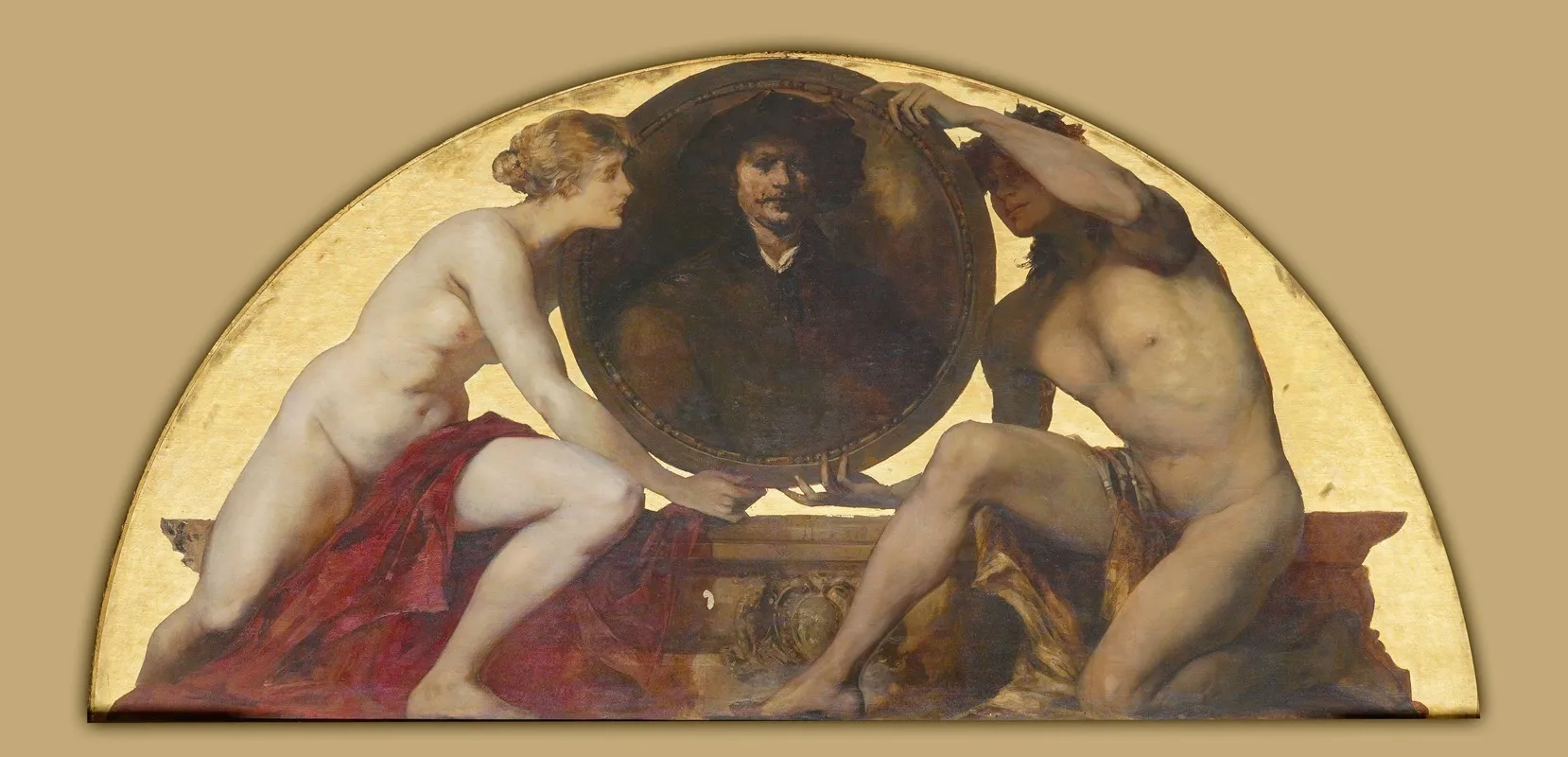 Rembrandt Harmenszoon Van Rijn by Hans Makart - Canvas Print