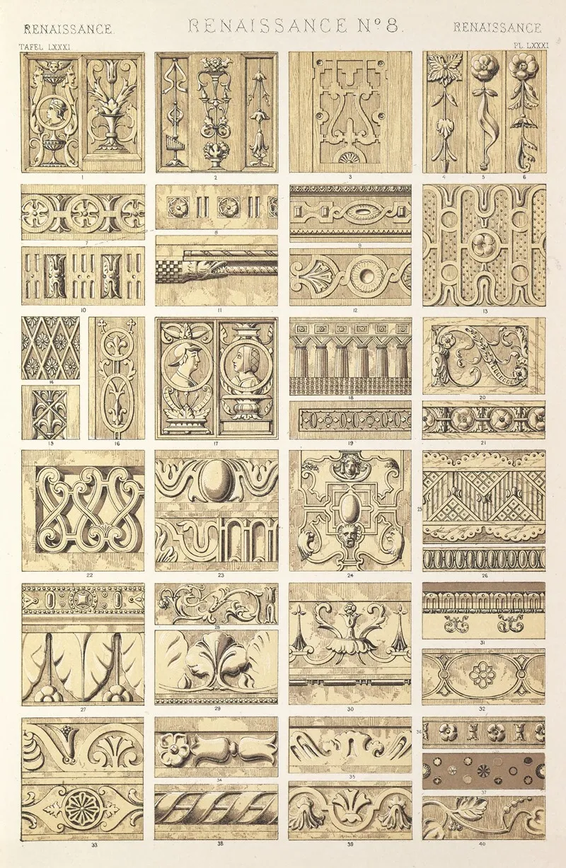 Renaissance No 8 by Owen Jones - Canvas Print