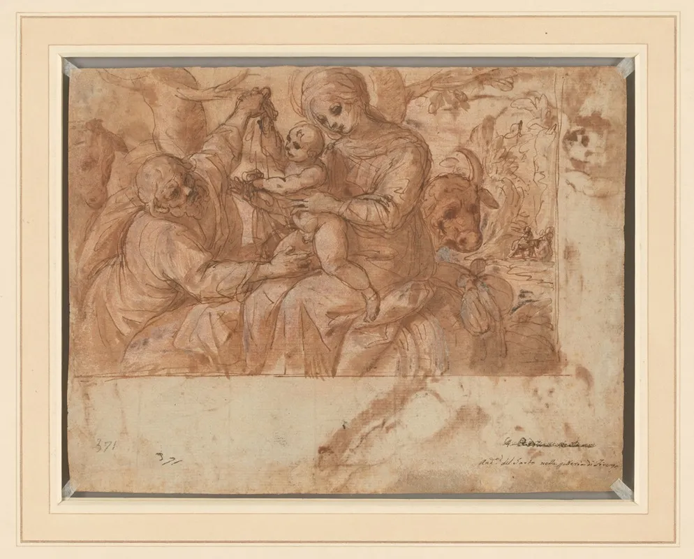 Rest On The Flight Into Egypt 20 by Cesare Rossetti - Canvas Print