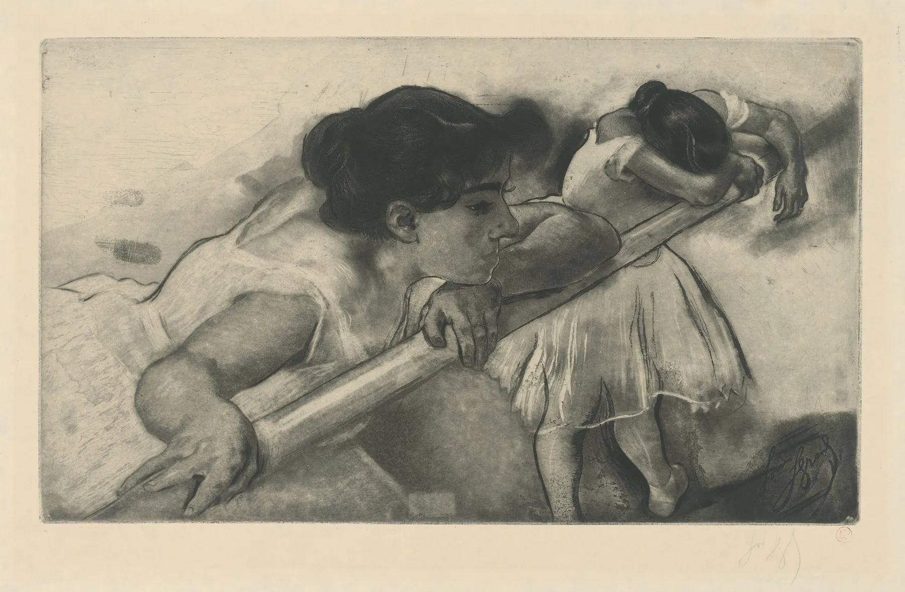 Resting Dancers by Louis Legrand - Canvas Print