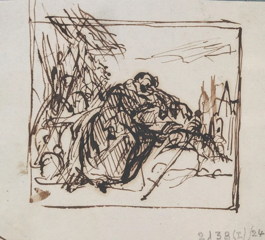Resting Monk