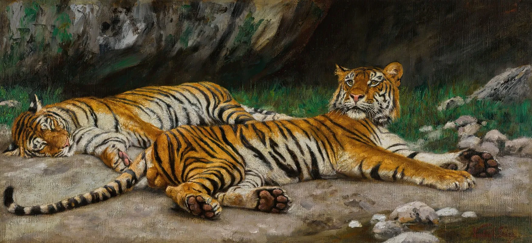 Resting Tigers