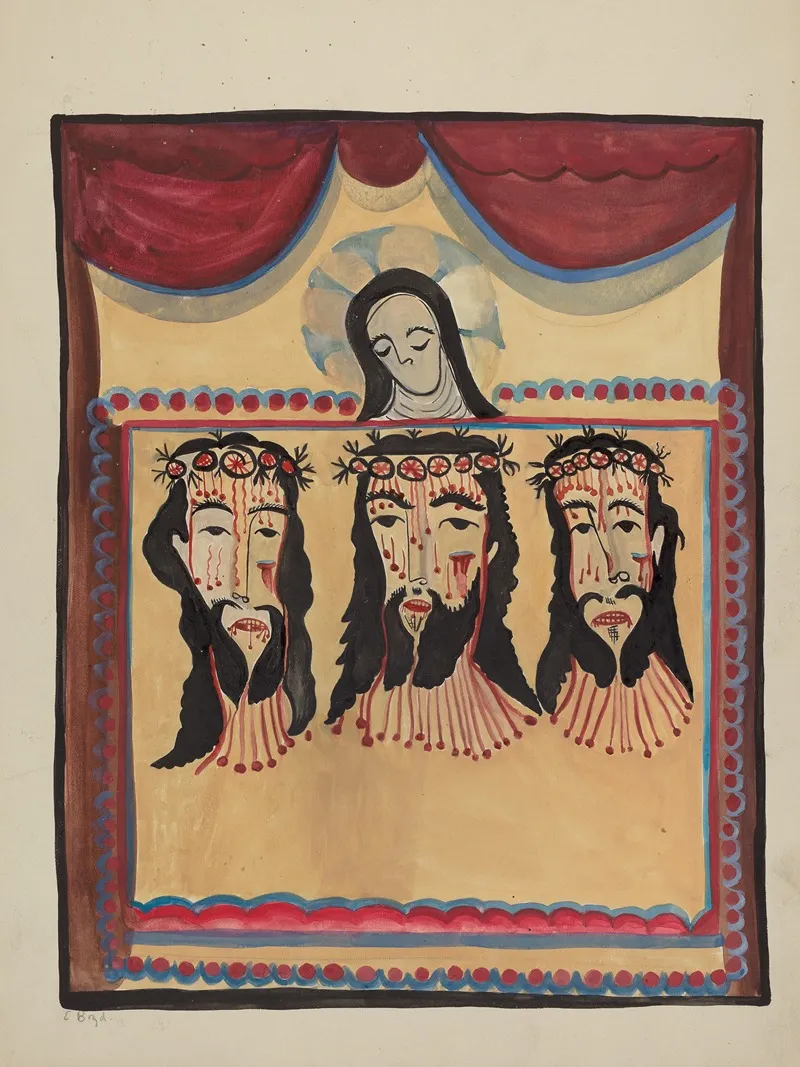 Retablo 4 by E. Boyd - Canvas Print