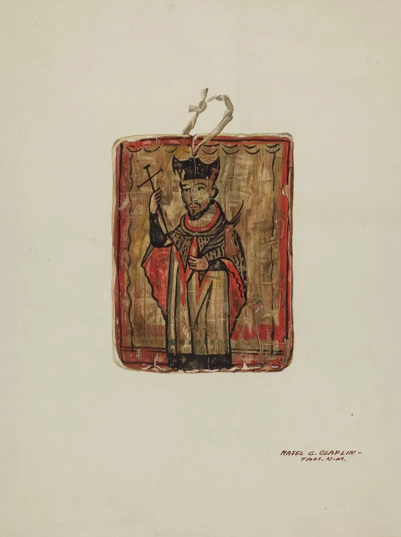 Retablo 9 by Majel G. Claflin - Canvas Print