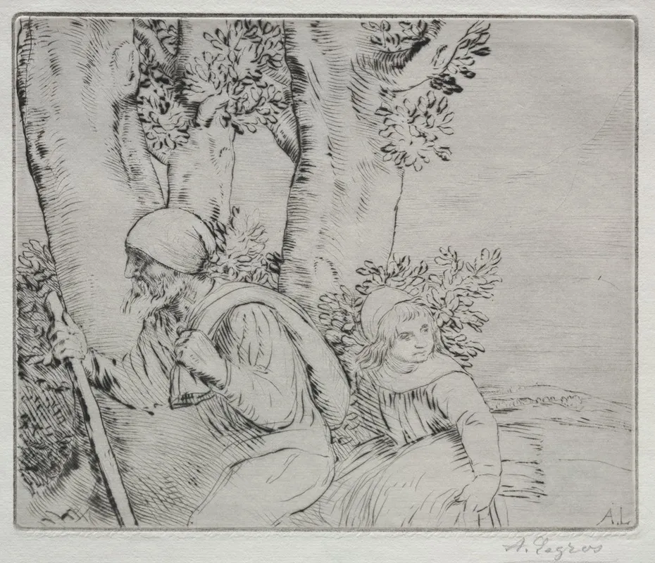 Return From The Field 4 by Alphonse Legros - Canvas Print