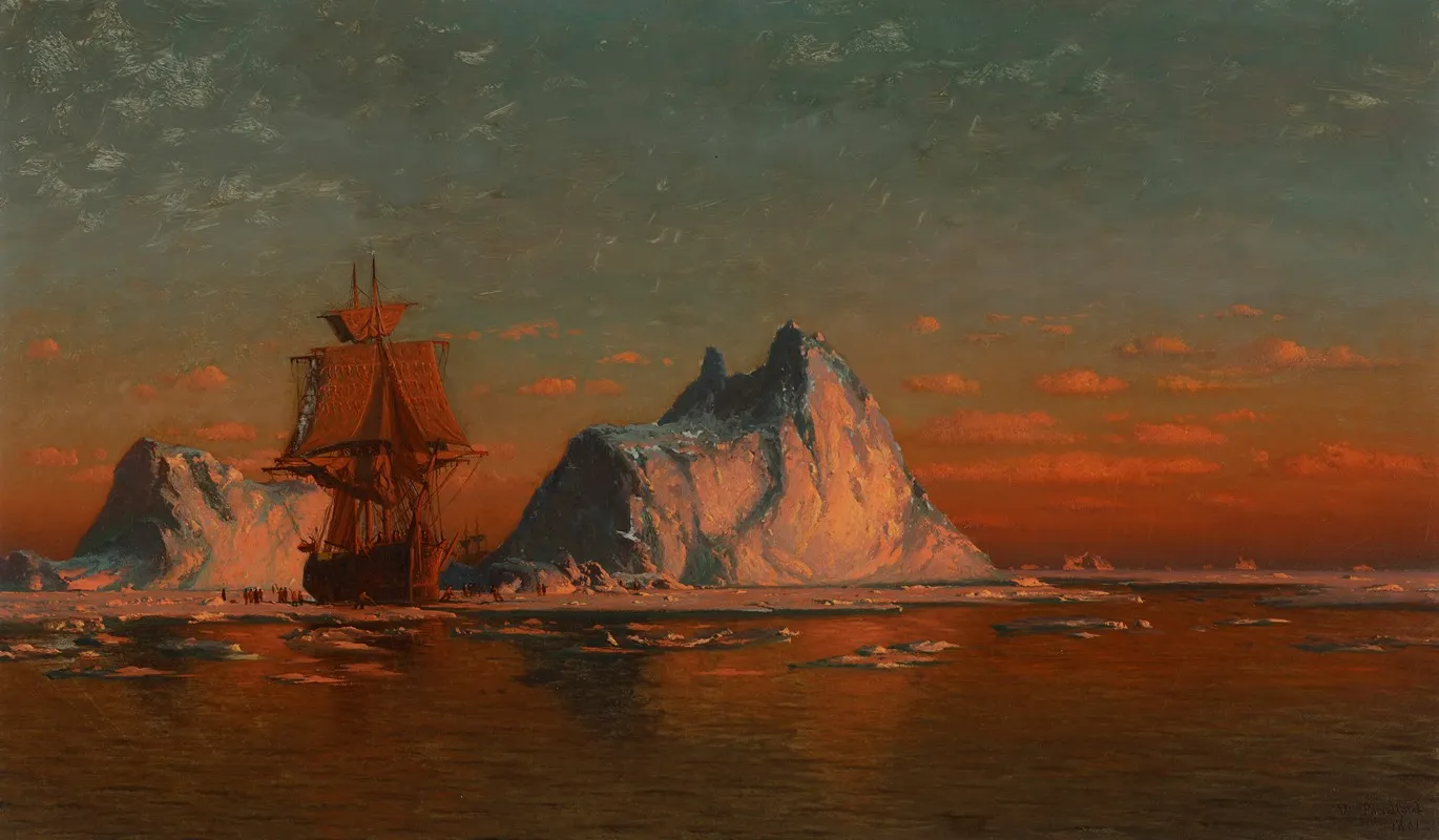 Return Of The Labrador Fishermen by William Bradford - Canvas Print
