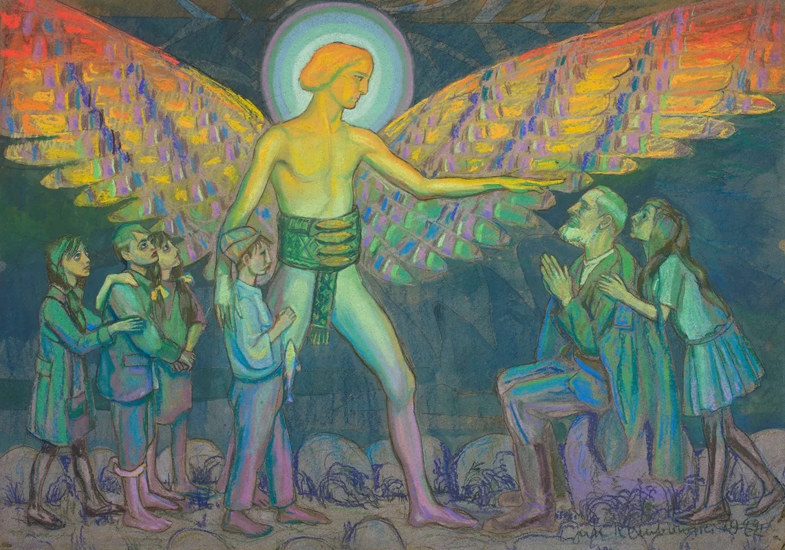 Return Of Tobias by Jan Rembowski - Canvas Print