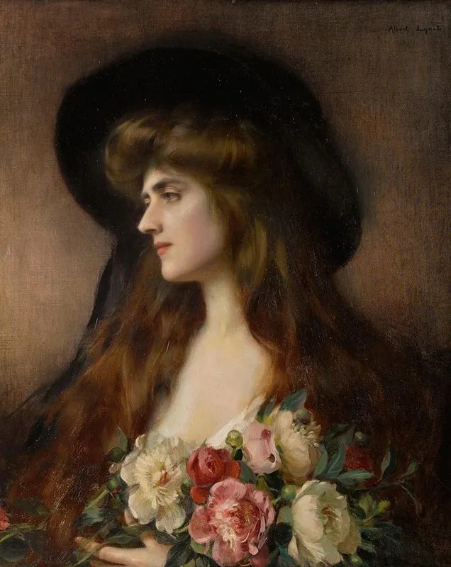 Reverie 35 by Albert Lynch - Canvas Print