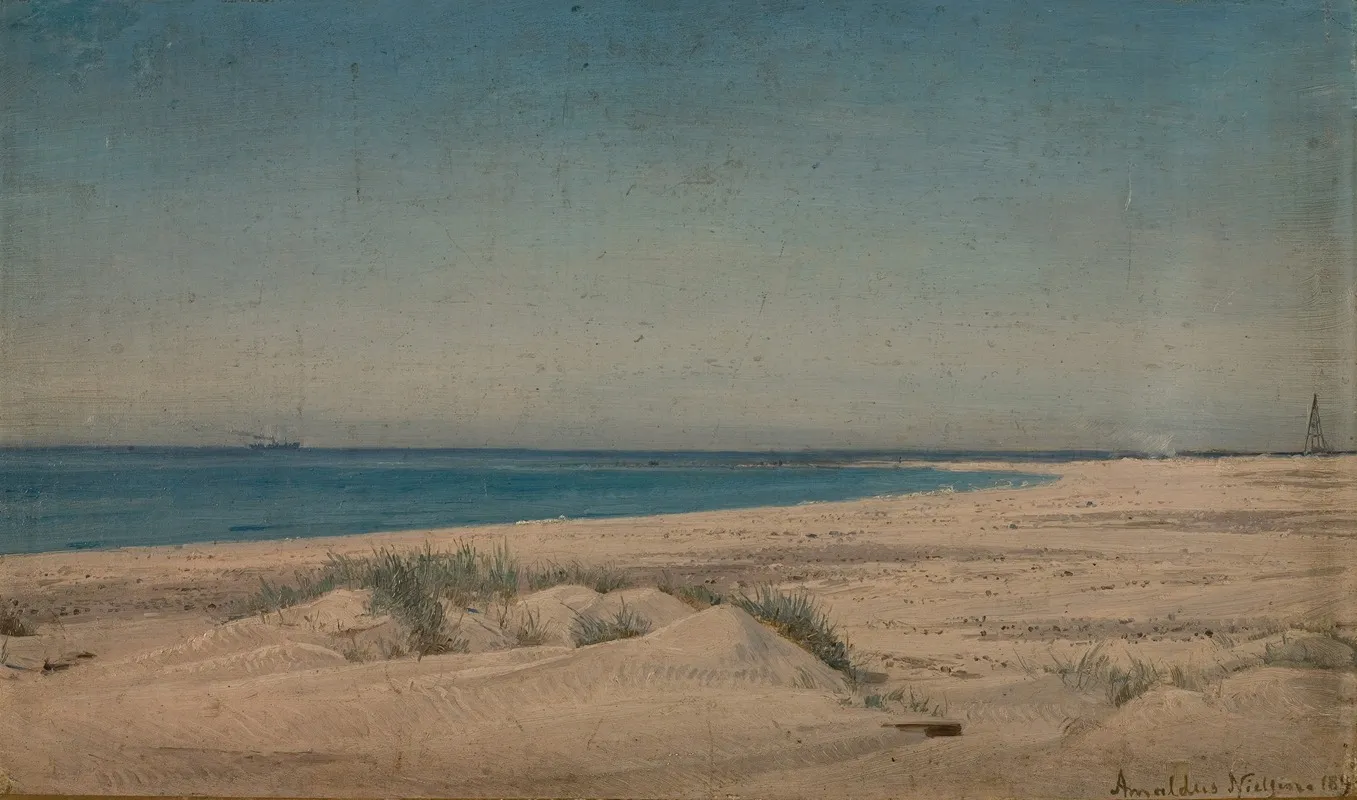 Revet Jaeren by Amaldus Nielsen - Canvas Print