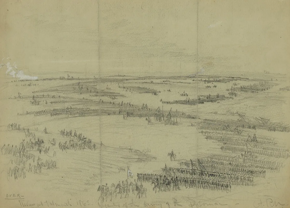 Review At Falmouth 1863 Infantry Of The Army Of The Potomac