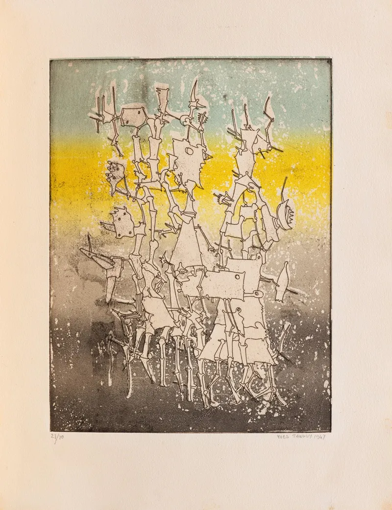 Rhabdomancie by Yves Tanguy - Canvas Print