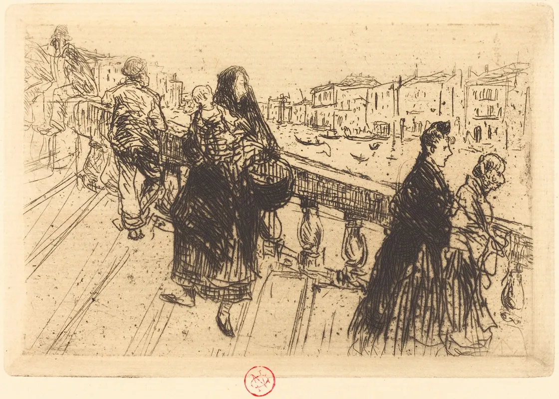 Rialto by Norbert Goeneutte - Canvas Print