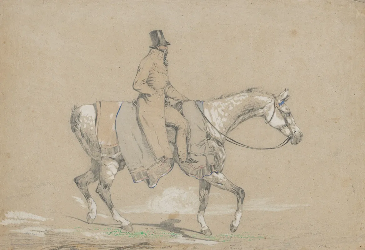 Rider 2 by Friedrich Carl von Scheidlin - Canvas Print