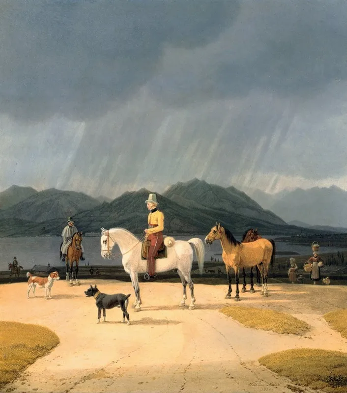 Riders At The Tegernsee