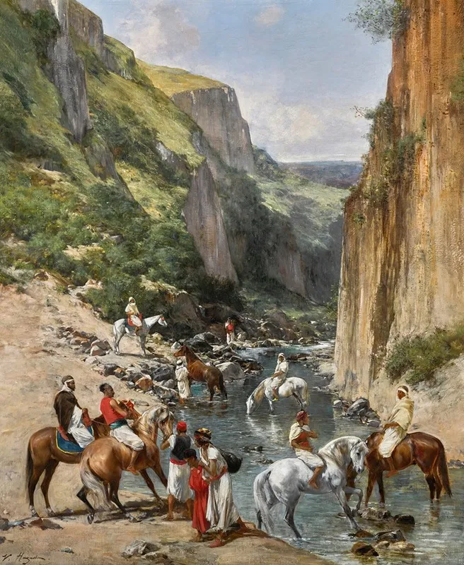 Riders In A Ravine