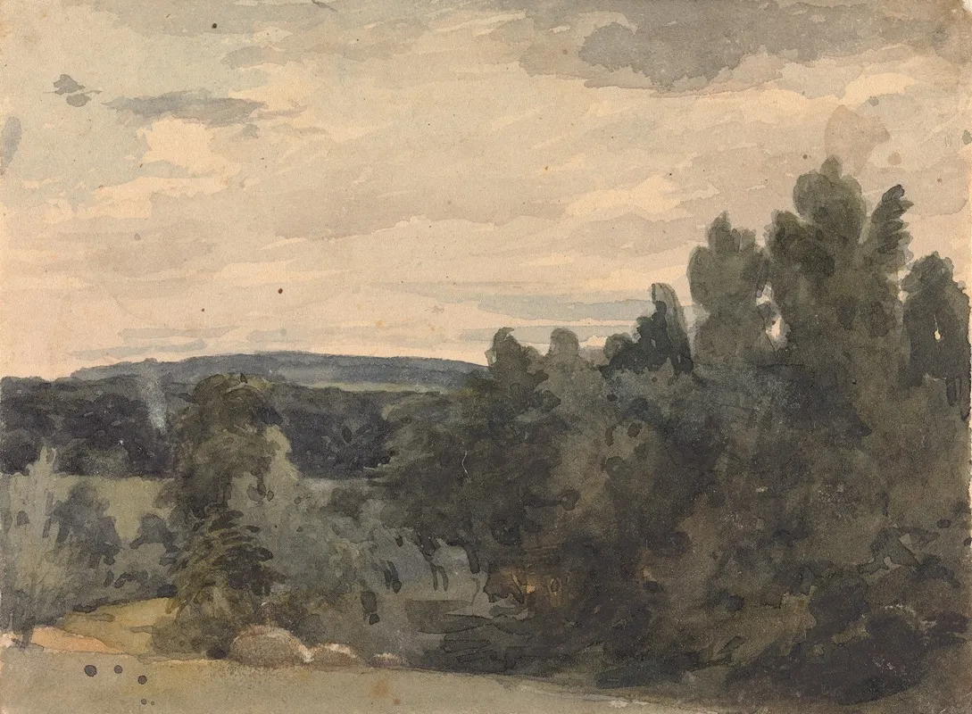 Ridge Road by Thomas Sully - Canvas Print