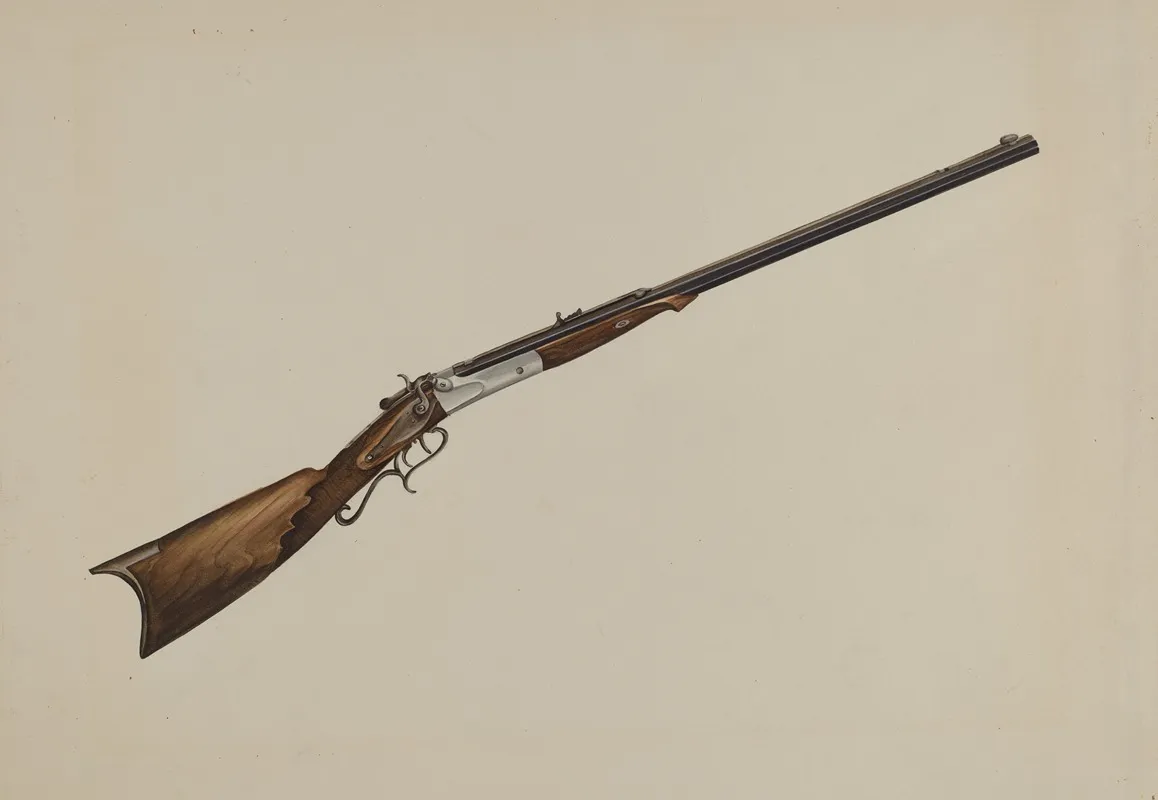 Rifle 3 by Natalie Simon - Canvas Print