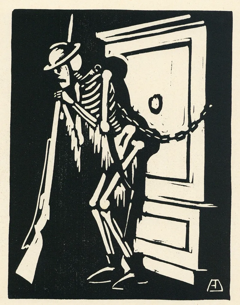 Right To The End 2 by Albert Daenens - Canvas Print