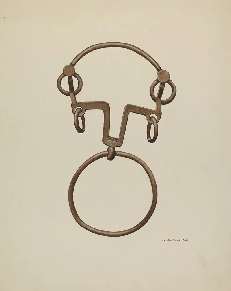 Ring Bit by Gordena Jackson - Canvas Print