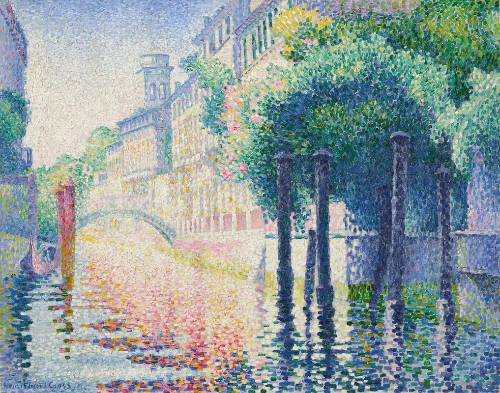 Rio San Trovaso Venise by Henri-Edmond Cross - Canvas Print