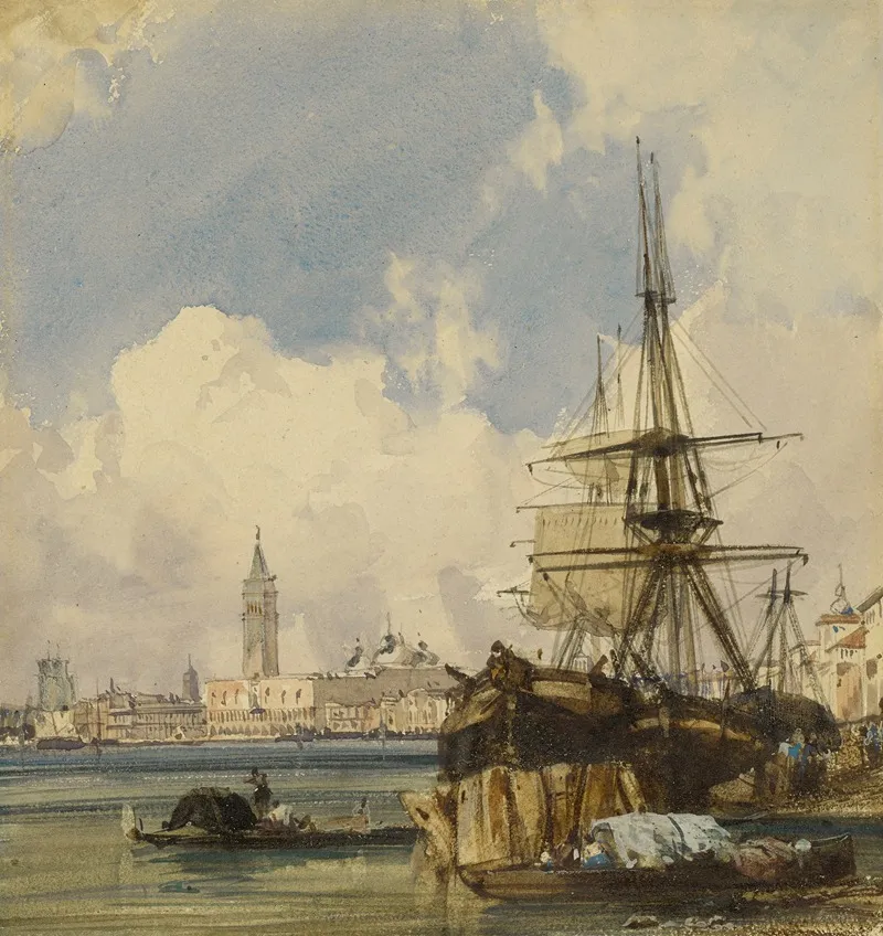 Riva Degli Schiavoni From Near San Biagio Venice