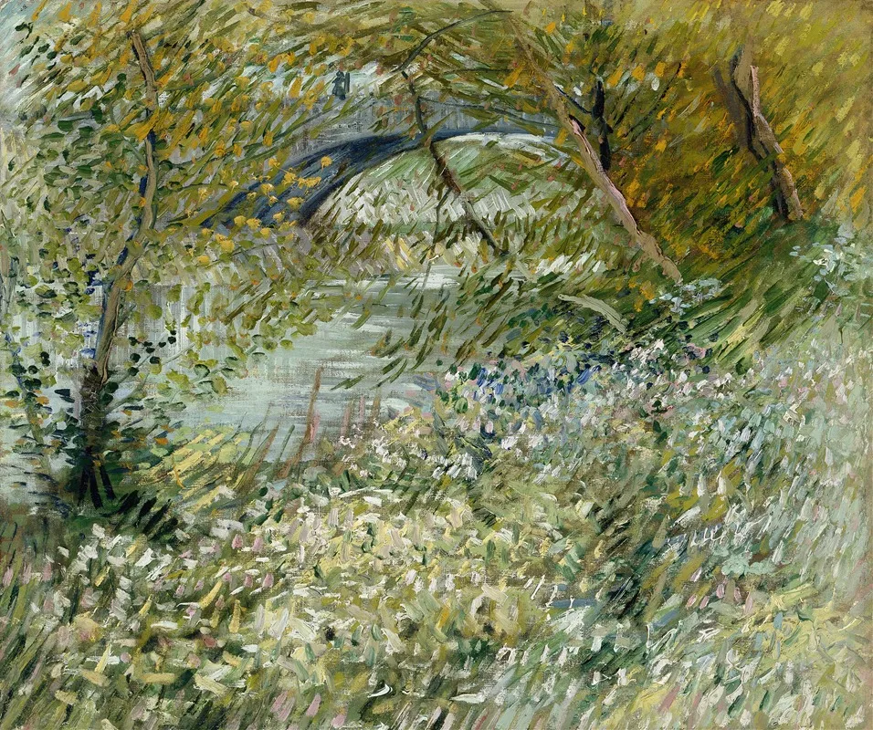 River Bank In Springtime