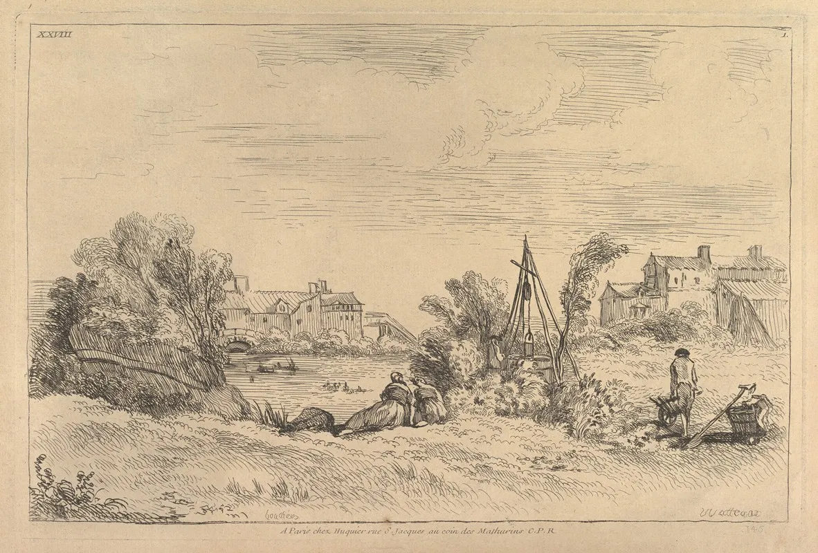 River Bank With Factories In The Background
