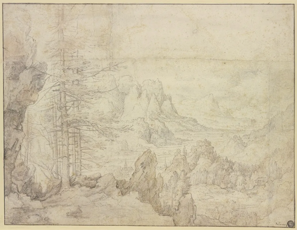 River Valley 2 by Roelant Savery - Canvas Print