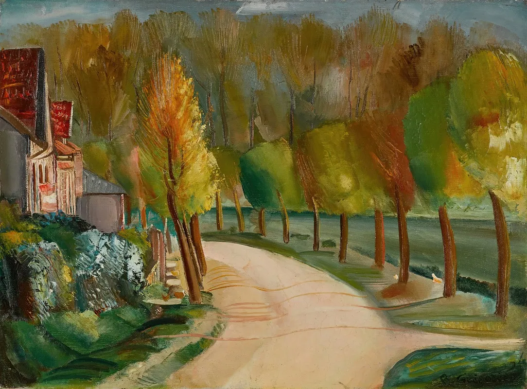 Riverside 2 by Boris Grigoriev - Canvas Print