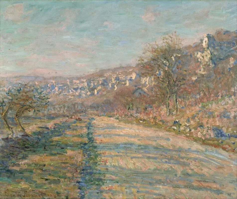 Road Of La Roche Guyon by Claude Monet - Canvas Print