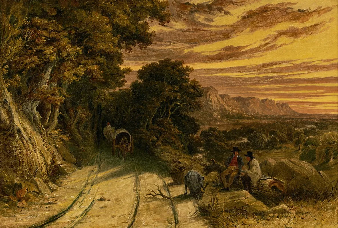 Road Side View View In Wisconsin