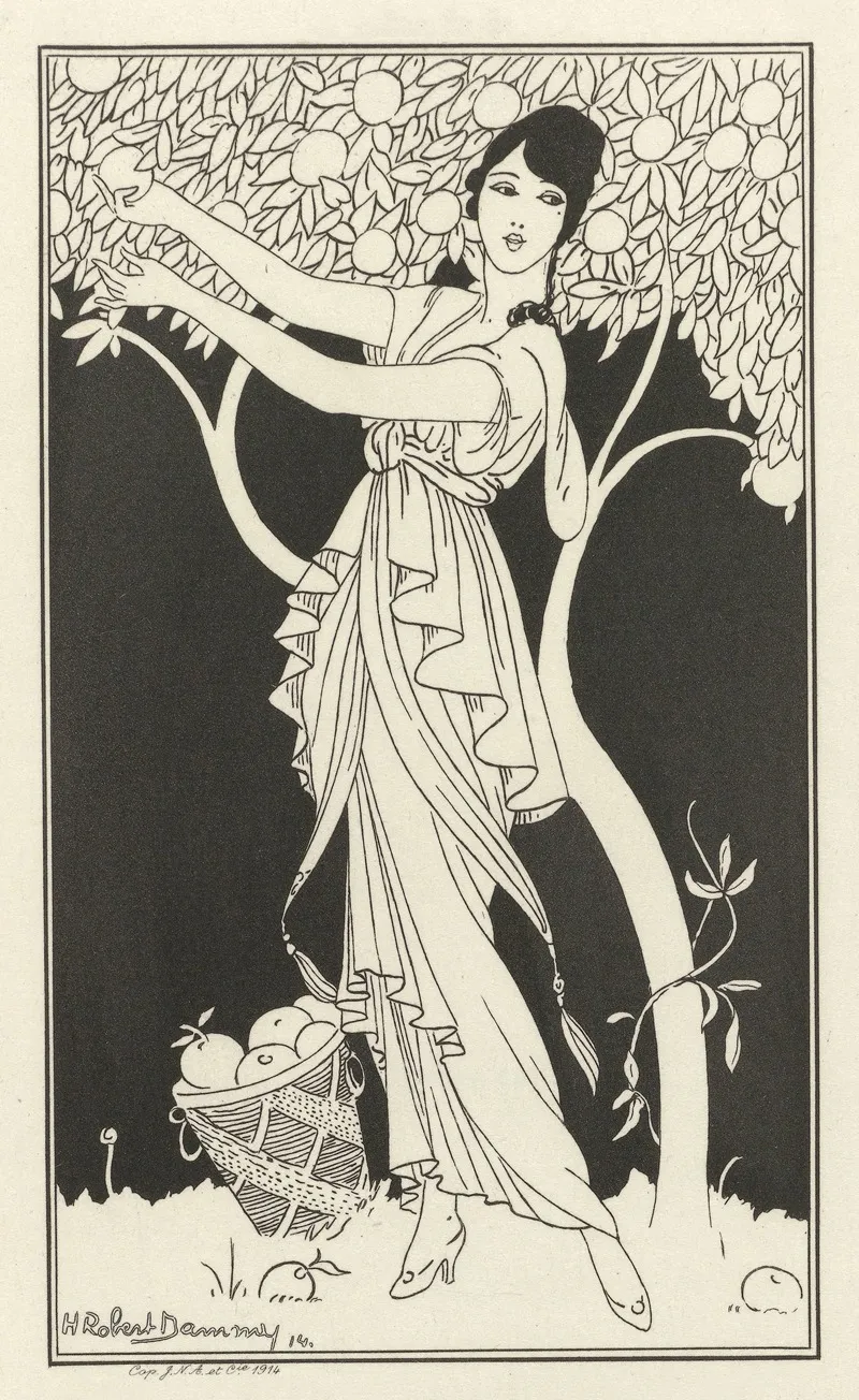 Robe De Bal by H. Robert Dammy - Canvas Print