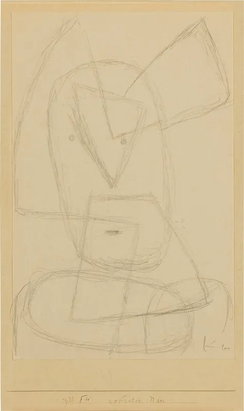 Robuster Narr Robust Fool by Paul Klee - Canvas Print