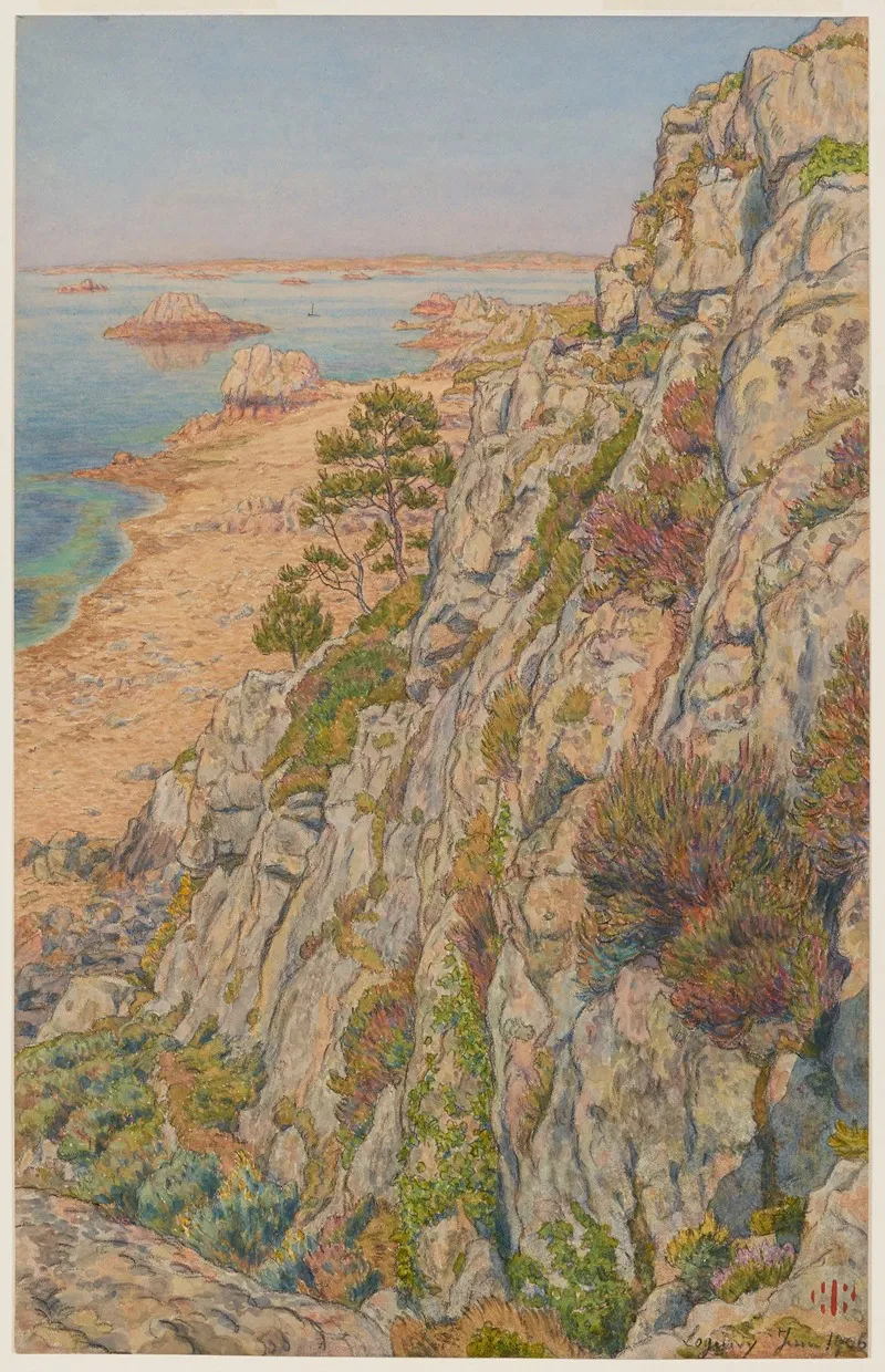 Roc Neveu La Falaise De Loiseau Loguivy