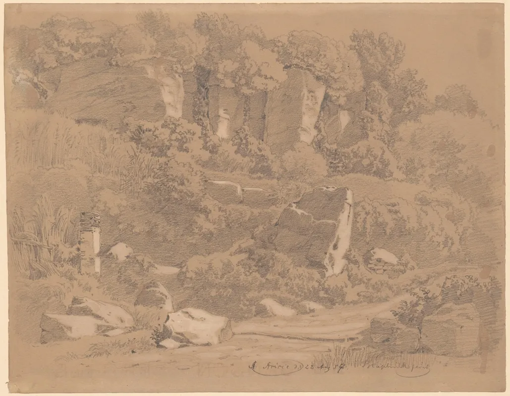 Rock Caves In Ariccia